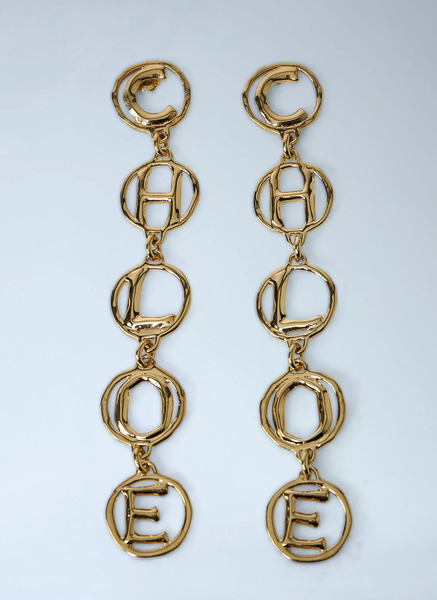  Chloé Chloé Script Earrings - Frau Schmuck Gold One Size 