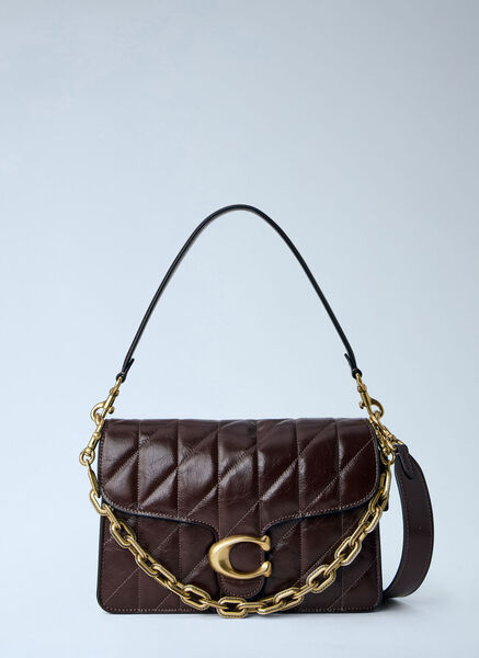  Coach Coach Chain Tabby Shoulder Bag - Frau Schultertaschen Dark Brown One Size 