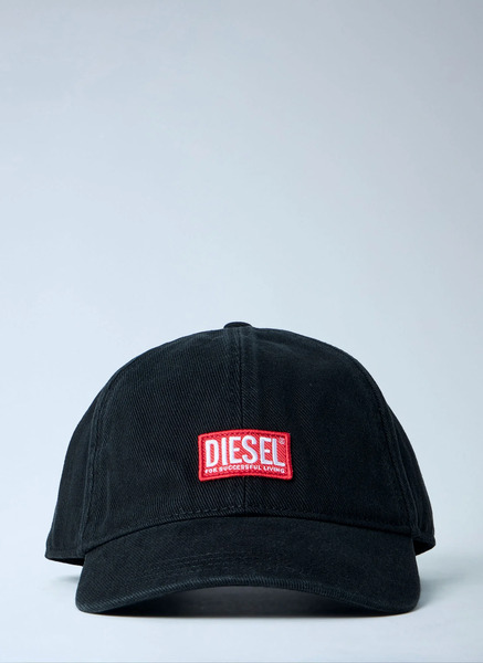  Diesel Diesel Logo Motif Baseball Cap - Mann Hats Black 1 