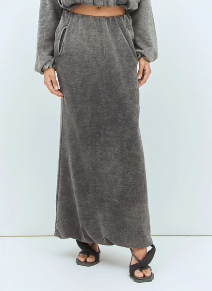  Diesel Diesel O-tulip Maxi Skirt - Frau Röcke Grey M 