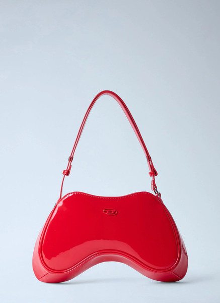  Diesel Diesel Play Shoulder Bag - Frau Schultertaschen Red One Size 