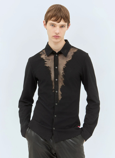  Diesel Diesel S-sun-plain Shirt - Mann Hemden Black M 