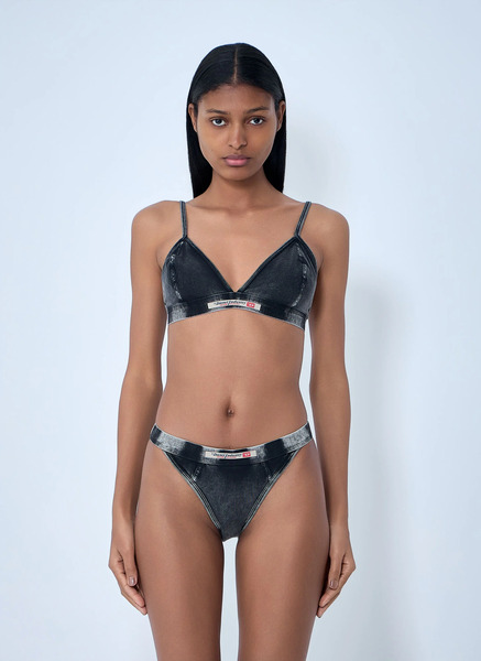  Diesel Diesel Scilla-dnm Bralette - Frau Unterwäsche Black Xs 