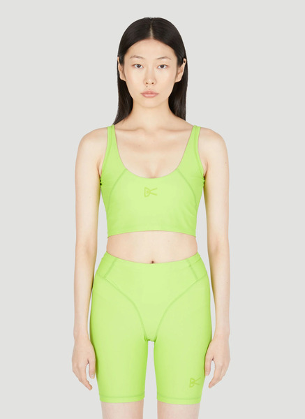  District Vision District Vision Long Line Sports Bra - Frau Tops Green Xs 