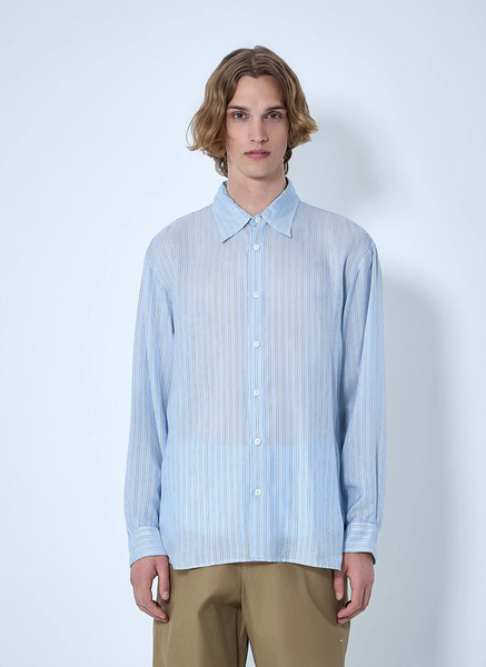  Dries Van Noten Dries Van Noten Classic Button-down Shirt - Mann Hemden Blue L 