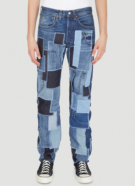  Drx Farmaxy For Ln-cc X Levi's Drx Farmaxy For Ln-cc X Levi's Drop 6 Patchwork Jeans -  Jeans Blue 28 