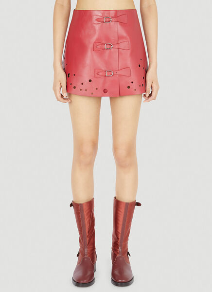  Durazzi Milano Durazzi Milano Cut Out Mini Skirt - Frau Röcke Red It - 40 