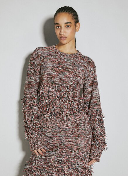  Durazzi Milano Durazzi Milano Loops Sweater - Frau Strick Red M 