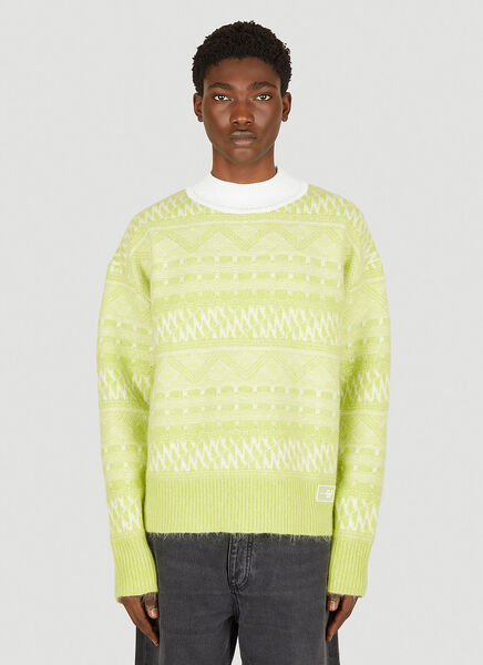  Eytys Eytys Ari Acid Sweater -  Strick Green Xs - S 