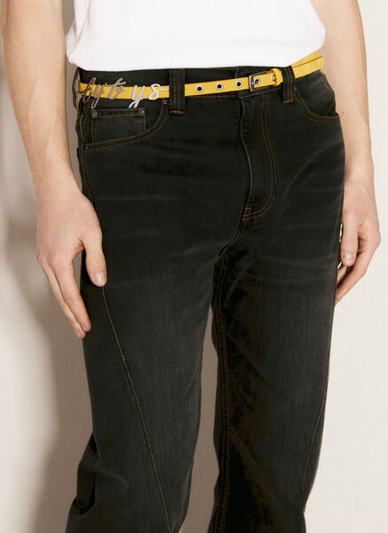  Eytys Eytys Logo Hardware Belt -  Gürtel Yellow 105 