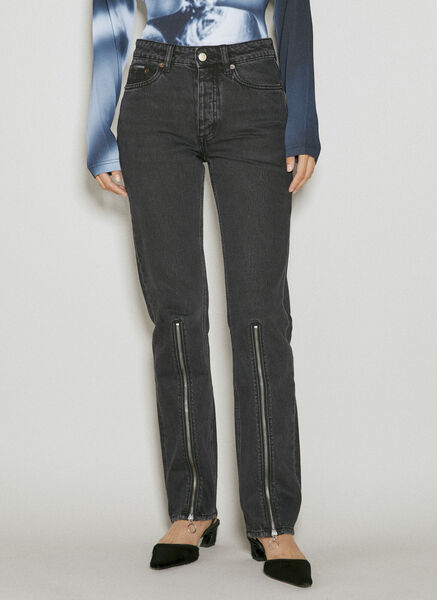  Eytys Eytys Orion Zip Jeans - Frau Jeans Black 25 