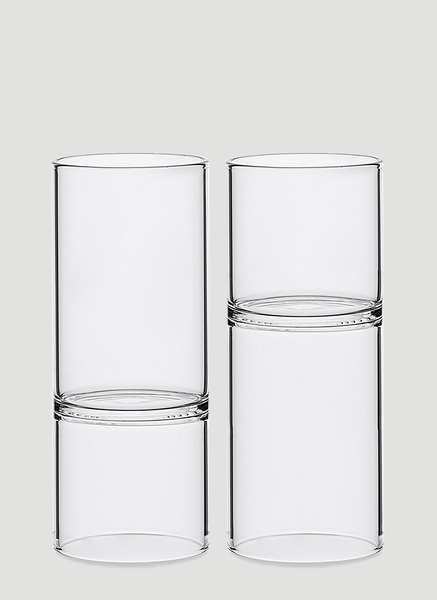  Fferrone Design Fferrone Design Set Of Two Revolution Liqueur And Espresso Glass -  Glassware Transparent One Size 