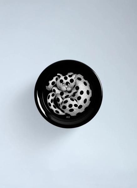  Fornasetti Fornasetti High Fidelity Tray -  Kitchen Black One Size 