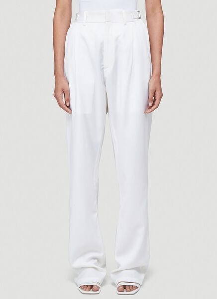  Gmbh Gmbh Straight-leg Pants - Frau Hosen White It - 42 