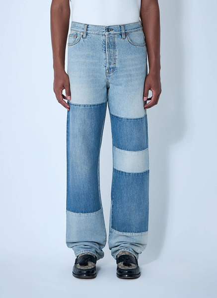  Gucci Gucci Contrast Panel Jeans - Mann Jeans Blue 30 