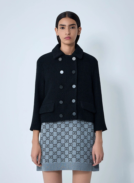  Gucci Gucci Wool-blend Jacket - Frau Jacken Black It - 42 