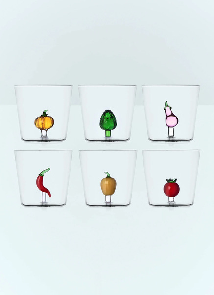  Ichendorf Milano Ichendorf Milano Set Of Six Vegetable Tumblers -  Glassware Multicolour One Size 
