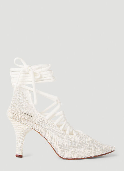  Isa Boulder Isa Boulder Crochet Heels - Frau Heels White Eu - 36 
