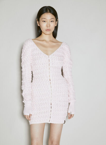  Isa Boulder Isa Boulder Cut-out Cereal Mini Dress - Frau Kleider Pink M 