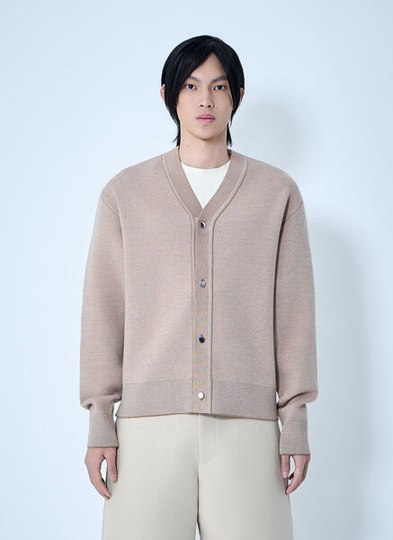  Jacquemus Jacquemus Le Cardigan Doppio - Mann Strick Beige M 