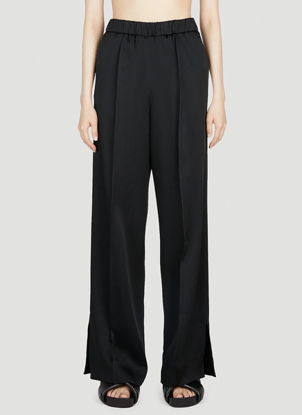  Jil Sander Jil Sander Split Cuff Pants - Frau Hosen Black Fr - 36 
