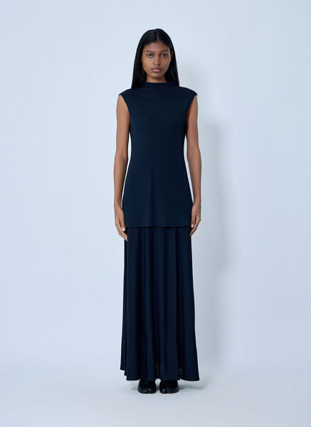  Jil Sander Jil Sander Viscose-blend Dress - Frau Kleider Navy Fr - 38 