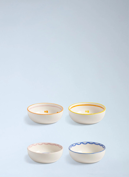  &k Amsterdam &k Amsterdam Set Of Four Boavista Bowls -  Kitchen Multicolour One Size 
