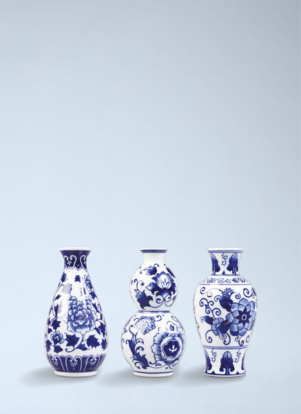  &k Amsterdam &k Amsterdam Set Of Three Dutch Delight Vase -  Vases Blue One Size 