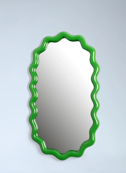  &k Amsterdam &k Amsterdam Zigzag Mirror -  Mirrors Green One Size 