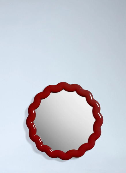  &k Amsterdam &k Amsterdam Zigzag Mirror -  Mirrors Red One Size 