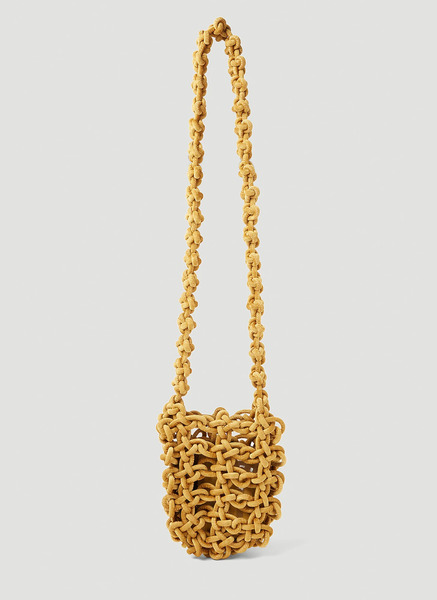  Kara Kara Knot Tech Pouch Shoulder Bag - Frau Schultertaschen Yellow One Size 