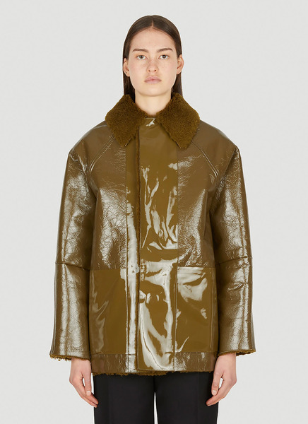  Kassl Editions Kassl Editions Original Lacquer Jacket - Frau Jacken Olive M 