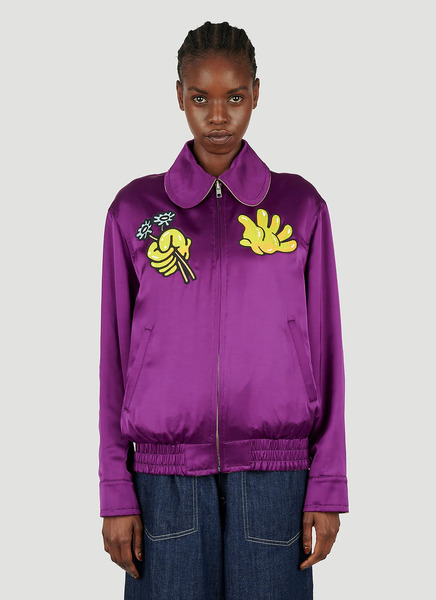  Kenzo Kenzo Boke Boy Reversible Jacket - Frau Jacken Purple S 
