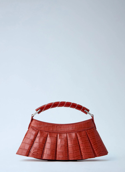  Lacoste Lacoste Runway H Lenglen Crocodile Effect Leather Bag -  Crossbody Bags Red One Size 