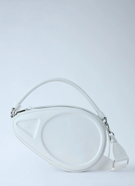  Lacoste Lacoste Runway Leather Racket Bag -  Crossbody Bags White One Size 