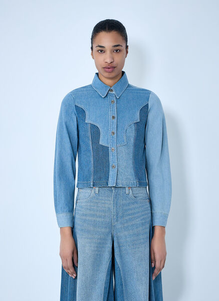  Levi's Levi's Shacket Roper Denim Jacket - Frau Jacken Blue Xs 