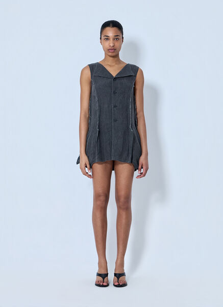  Limi Feu Limi Feu Hem Detail Vest - Frau Kleider Grey It - 2 