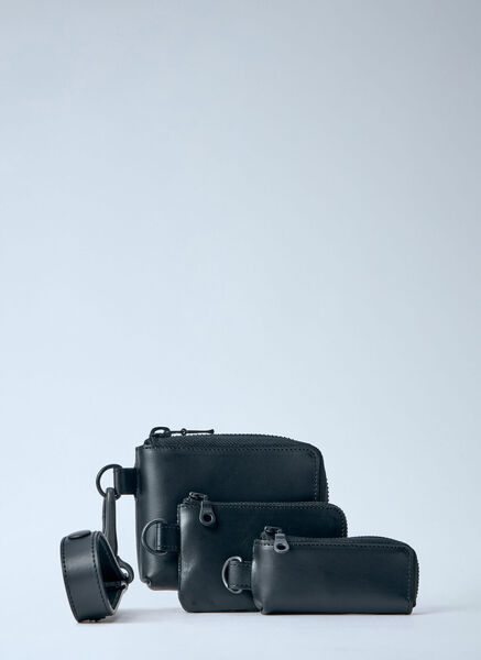  Limi Feu Limi Feu Matte Steer Leather Three Layers Pouch - Frau Geldbörsen & Kartenhalter Black It - 2 