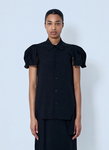 Limi Feu Limi Feu Twisted Sleeve Blouse - Frau Hemden Black It - 2 