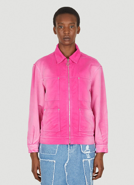  Lourdes Lourdes Trucker Jacket - Frau Jacken Pink L 