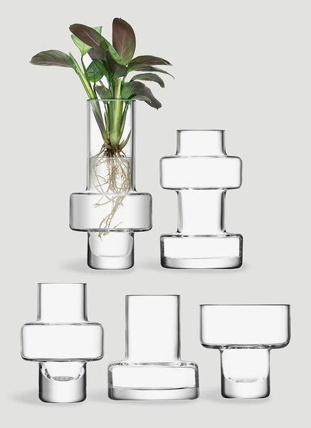  Lsa International Lsa International Set Of Five Metropole Mini Vases -  Vases Transparent One Size 