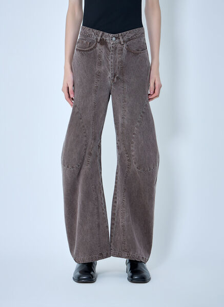  Lueder Lueder Engineered Flare Pants -  Hosen Brown S 