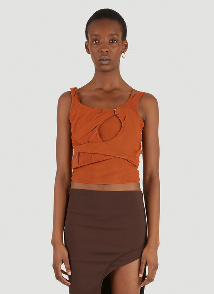  Mainline:rus/fr.ca/de Mainline:rus/fr.ca/de Ria Top - Frau Tops Orange M 
