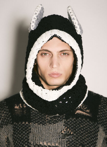  Marni Marni Donkey Puppet Balaclava - Mann Hats Black L 
