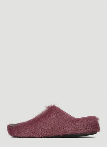  Marni Marni Fussbett Sabot Mules - Frau Slip Ons Violet Eu - 37 