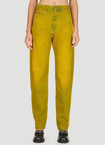  Martine Rose Martine Rose Twist Seam Jeans - Frau Jeans Yellow Xs 