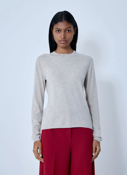  Max Mara Max Mara Cashmere Sweater - Frau Strick Beige M 