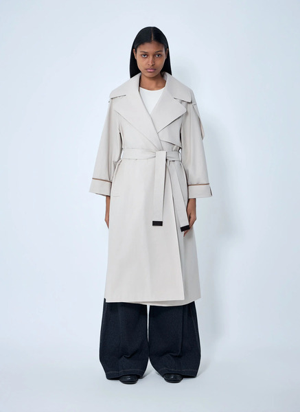  Max Mara Max Mara Cute Trench Coat - Frau Mäntel Beige It - 44 