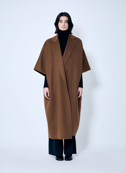  Max Mara Max Mara Draped Cape Coat - Frau Mäntel Brown M 