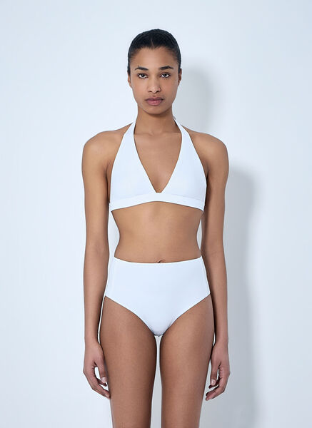  Max Mara Max Mara Halter Neck Bra - Frau Unterwäsche White I 